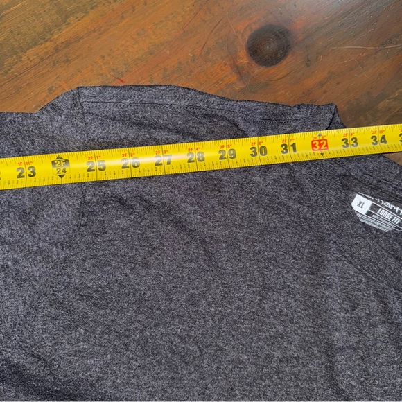 Carhartt Men's Loose Fit Heavyweight Long-Sleeve Pocket Henley Gray T-Shirt XL - Picture 8 of 9